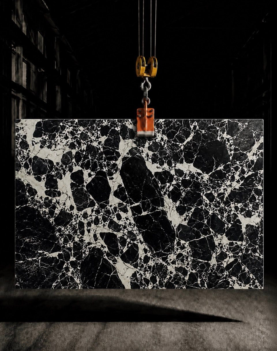 NAPOLEON BLACK MARBLE DINING TABLE
