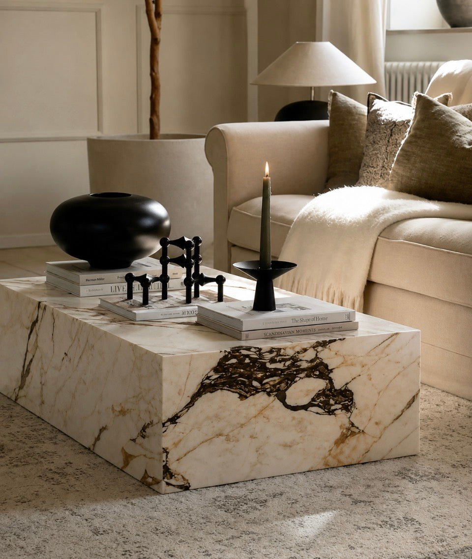 BRECCIA CAPRAIA SINTERED STONE COFFEE TABLE