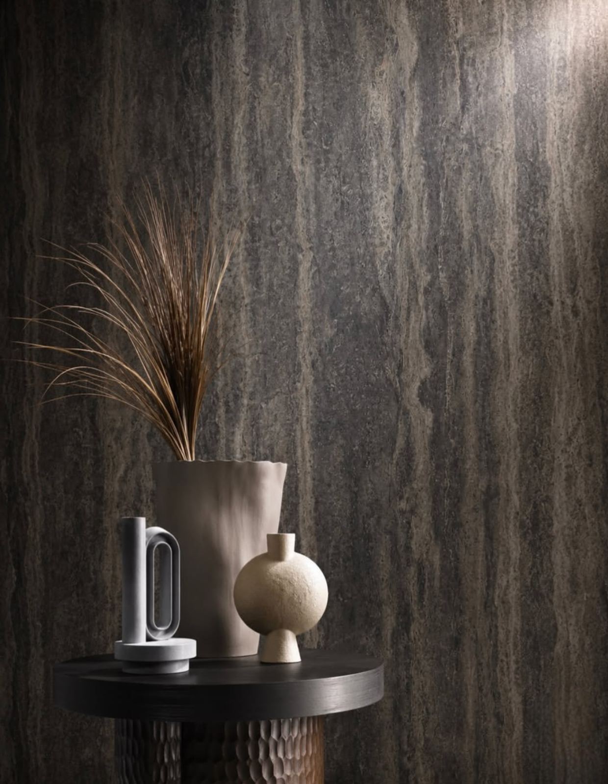 SILVER BROWN TRAVERTINE