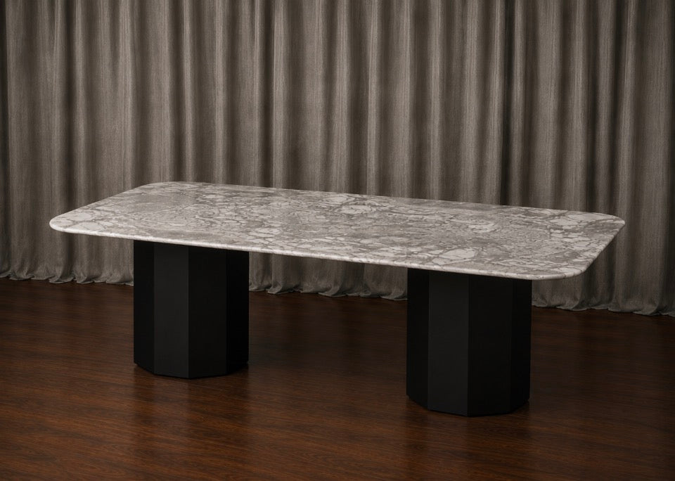 FISHBELLY GRAY DINING TABLE
