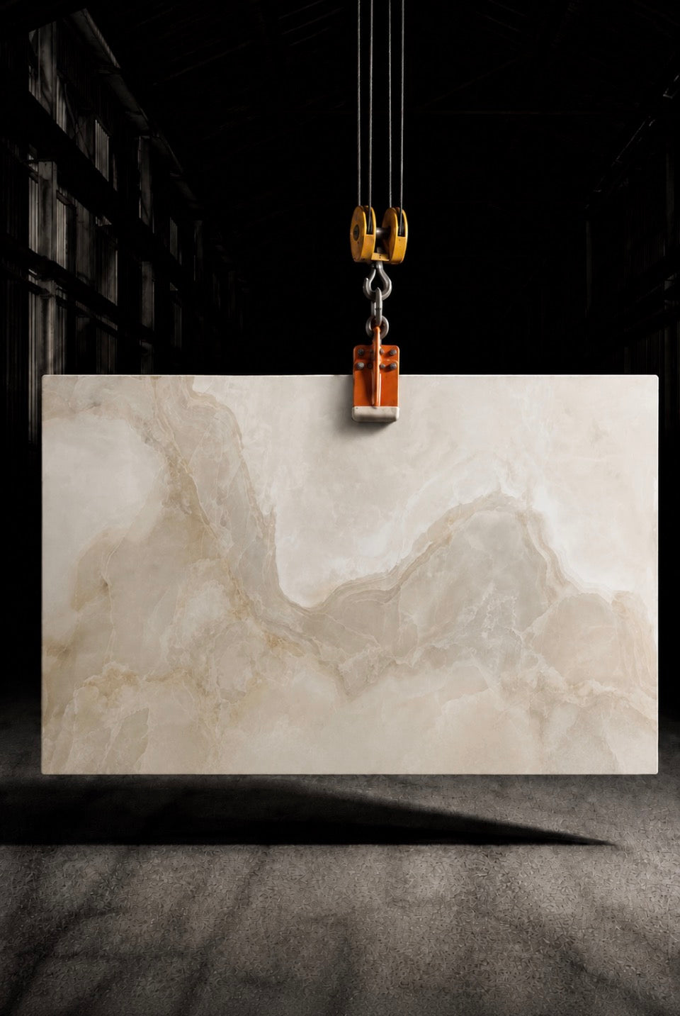 WHITE ONYX DINING TABLE