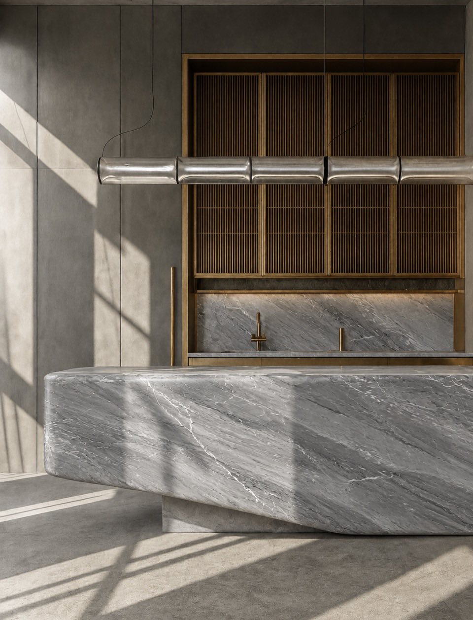 SILVER GRAY MARBLE