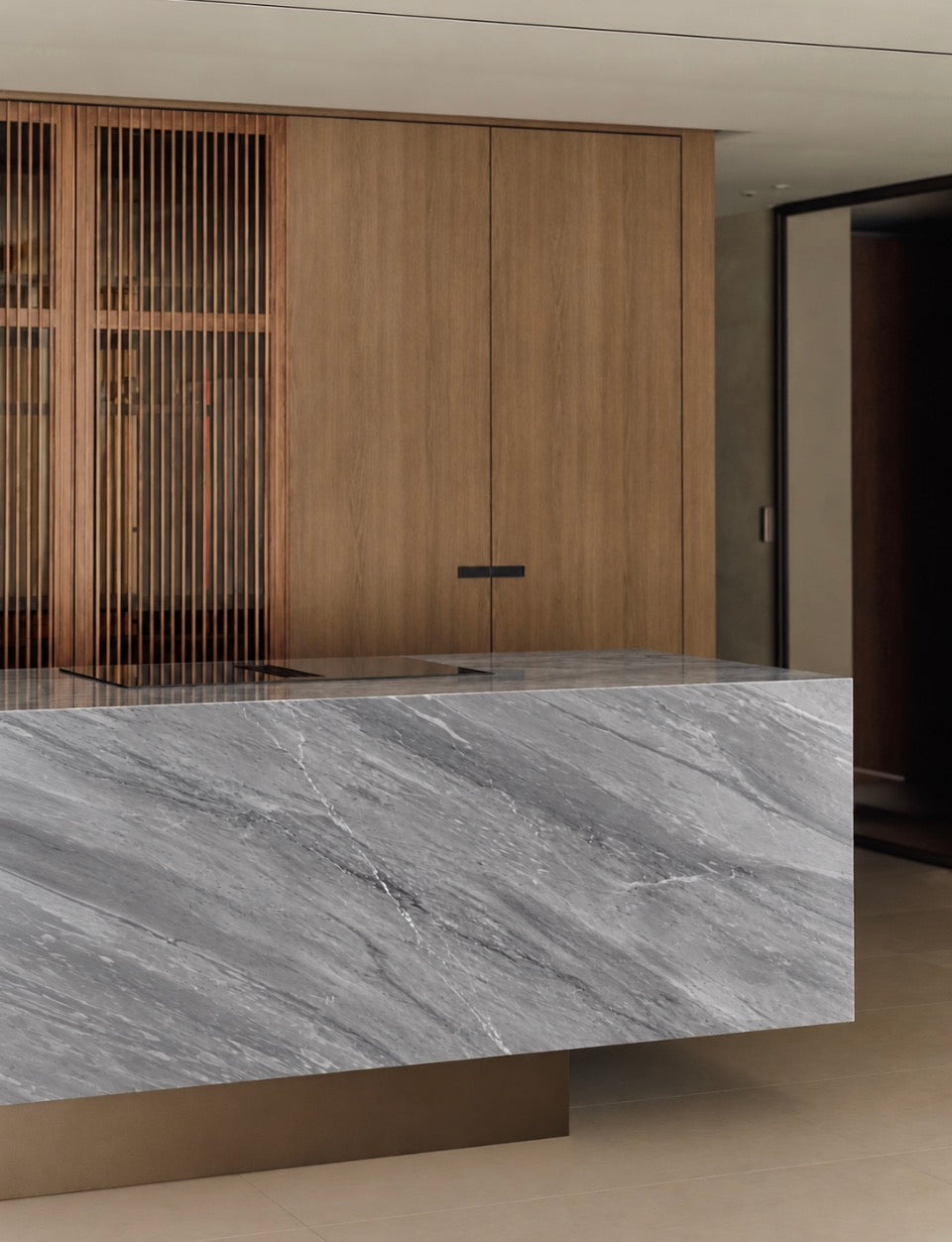 SILVER GRAY MARBLE