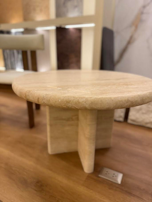 TRAVERTINE COFFEE TABLE