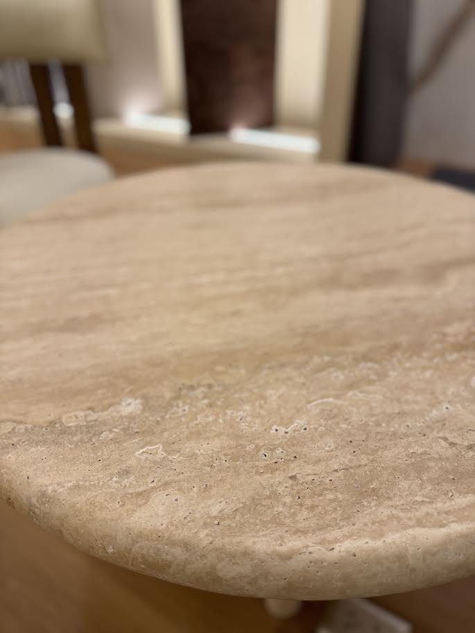 TRAVERTINE COFFEE TABLE