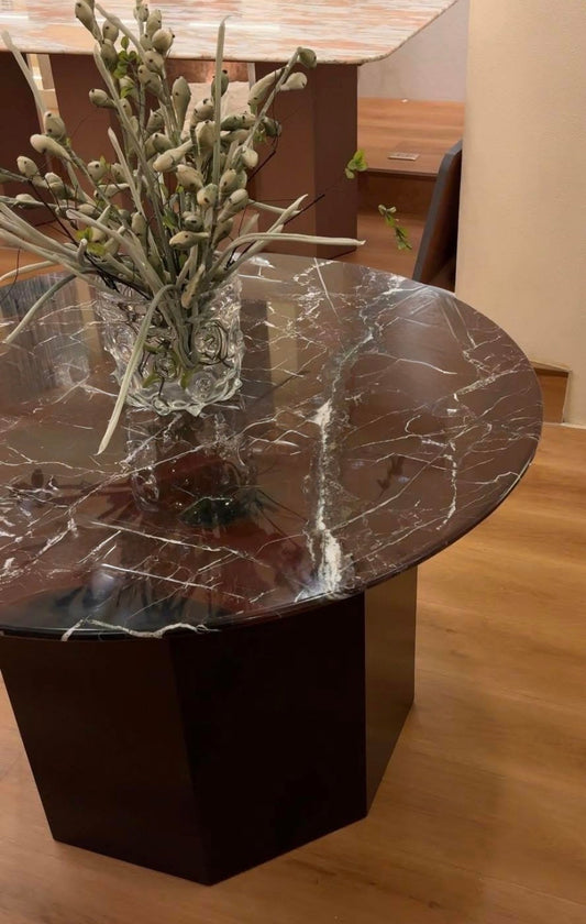 BORDEAUX MARBLE RECIEVING TABLE